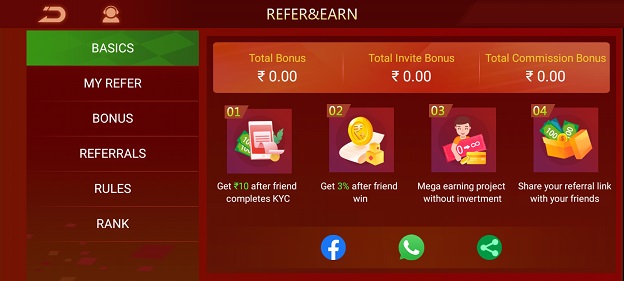 Invite Friends And Earn Money Teen Patti 365 Real Cash