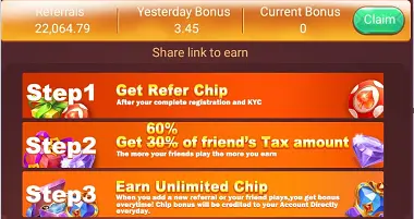 3 Patti Star Pro Refer And Earn