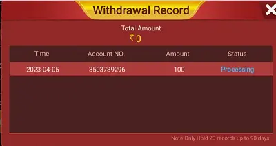 Teen Patti New Game Withdraw Proof